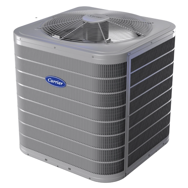 Outdoor air conditioning unit on black background. Outdoor air conditioning unit on black background.