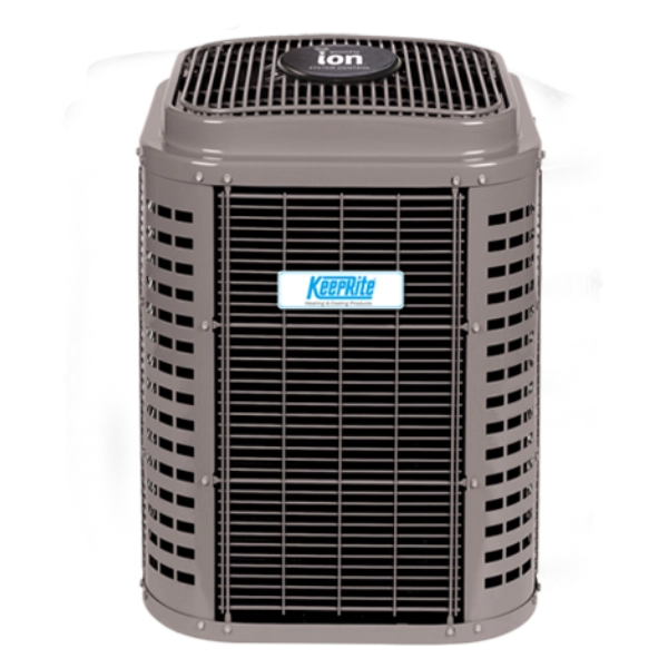 Air conditioning unit with vented casing.