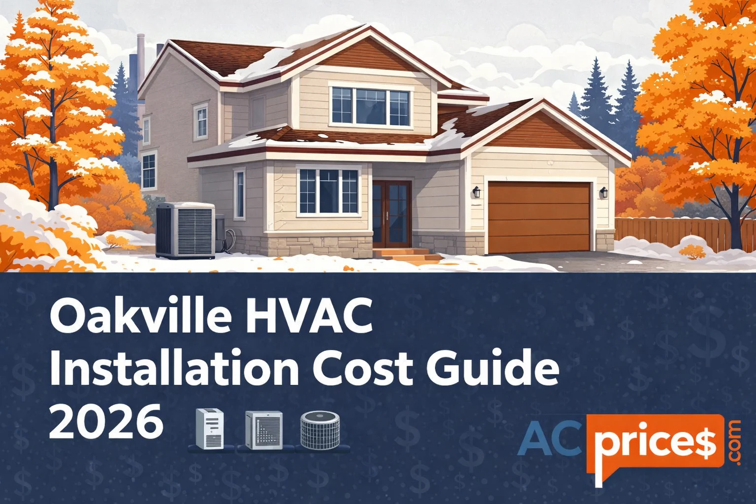 Oakville HVAC installation cost guide 2026 – real local prices for furnace, AC and heat pump