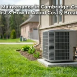 AC maintenance service in Cambridge Ontario – outdoor unit inspection in spring