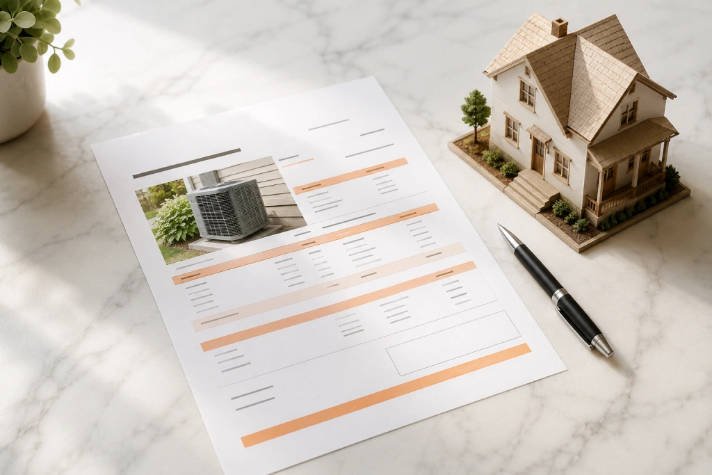 AC replacement cost breakdown Oakville 2026 - quote estimate with Canadian currency